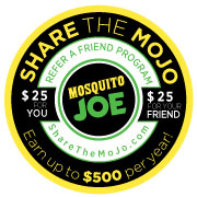 Mosquito Joe of Johnson County | Friends don't let friends get eaten... Share the MoJo and refer a friend for our services